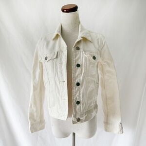 COS white denim jacket XS